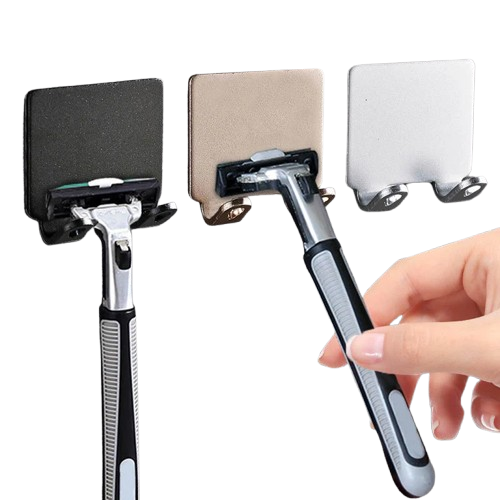 Suporte de Parede para Barbear e Acessórios – Organização Inteligente para Banheiro