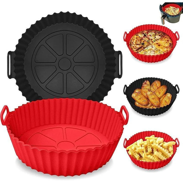 Forro de Silicone para Fritadeira de Ar – Reutilizável, Antiaderente e Resistente