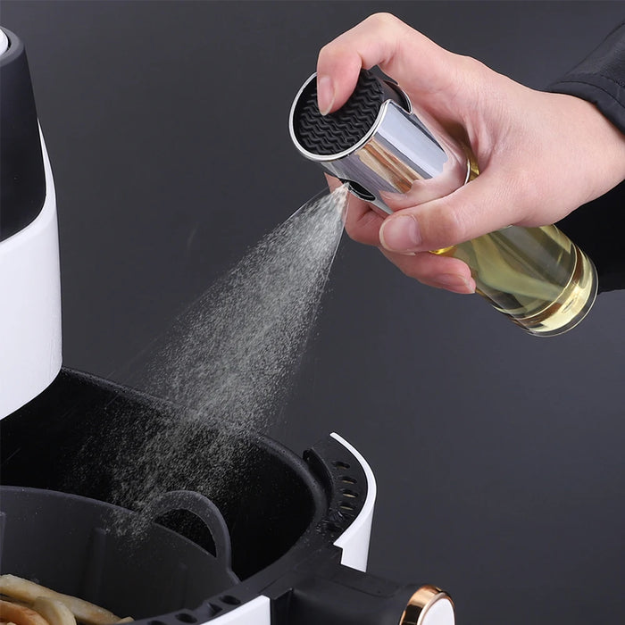 Pulverizador de óleo e azeite para cozinhar.