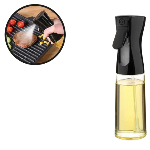 Spray de Óleo Recarregável para Cozinha – Ideal para Azeite, Molhos e Airfryer