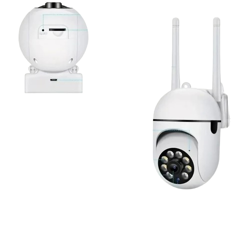 Câmera de segurança 1080P, WIFI, sem fio de alta velocidade.