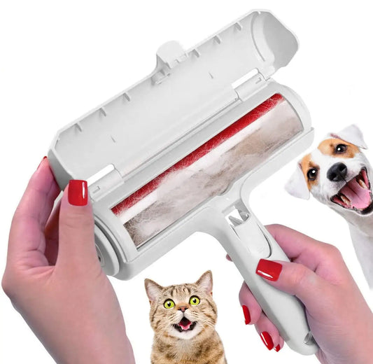 Removedor de Pelos para Cães e Gatos com Base Autolimpante
