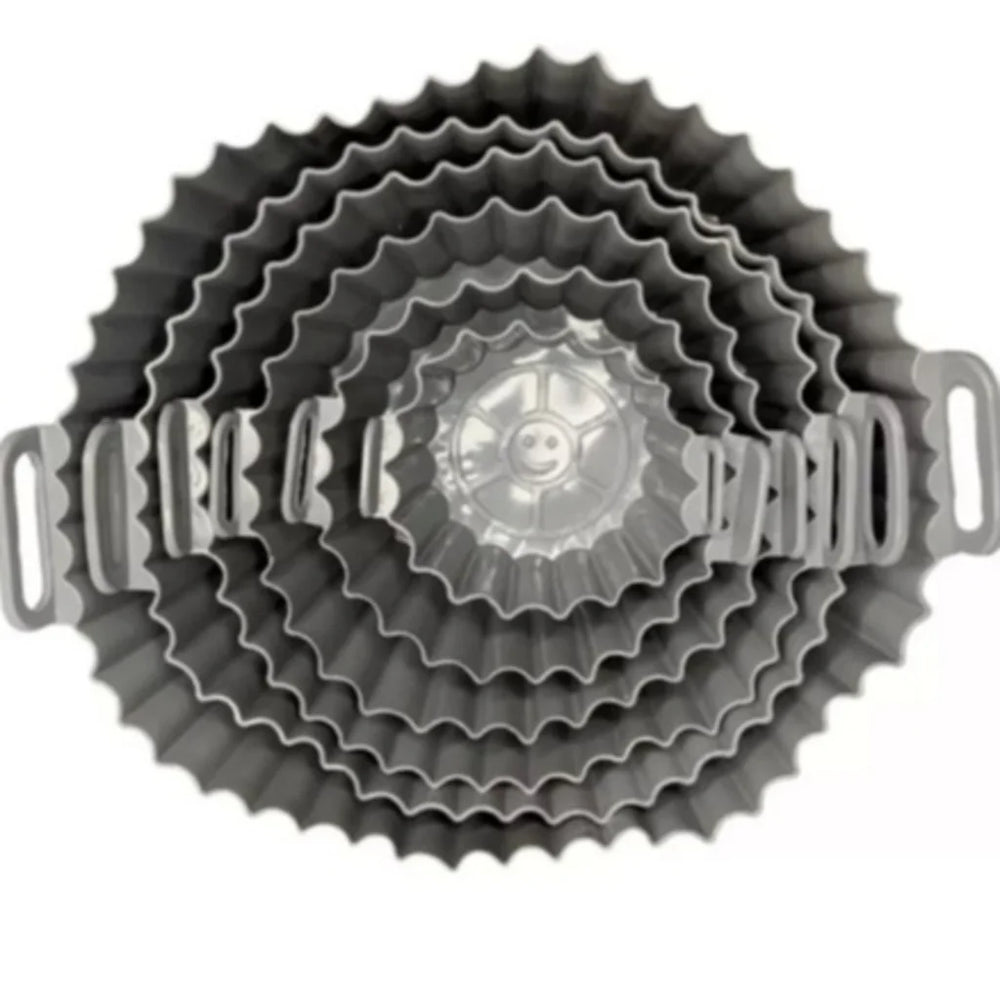 Kit com 6 Capas Protetoras de Silicone para AirFryer e Forno.