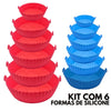 Kit com 6 Capas Protetoras de Silicone para AirFryer e Forno.
