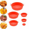Kit com 6 Capas Protetoras de Silicone para AirFryer e Forno.
