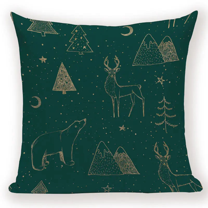 Capa de Almofada Natalina Decorativa Casa&Conforto - Renove seu Sofá para as Festas