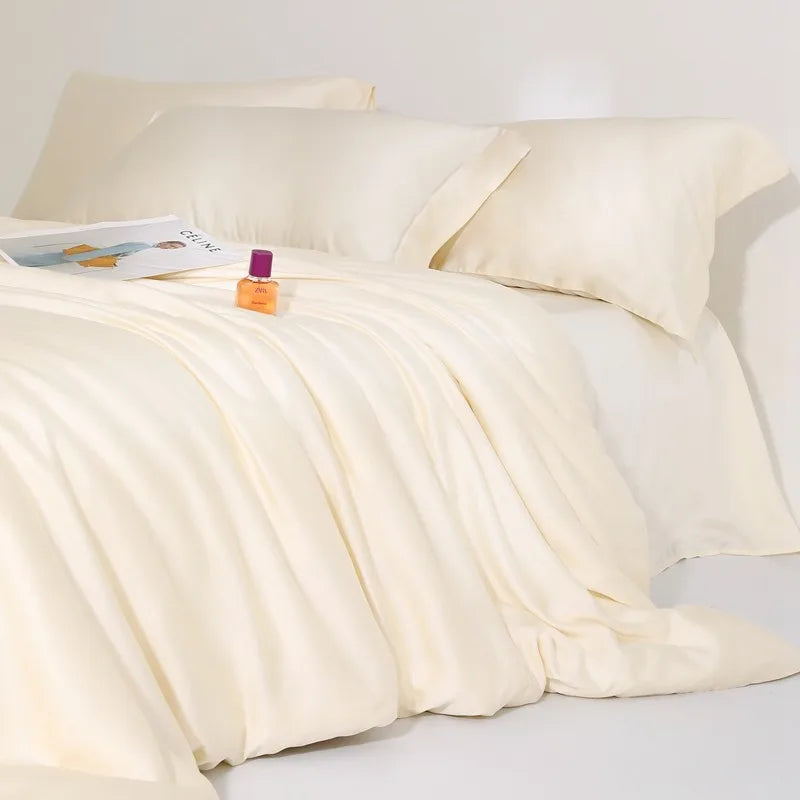 Jogo de Cama Premium 100% Liocel (Eucalipto) Casa&Conforto - Toque de Seda Refrescante