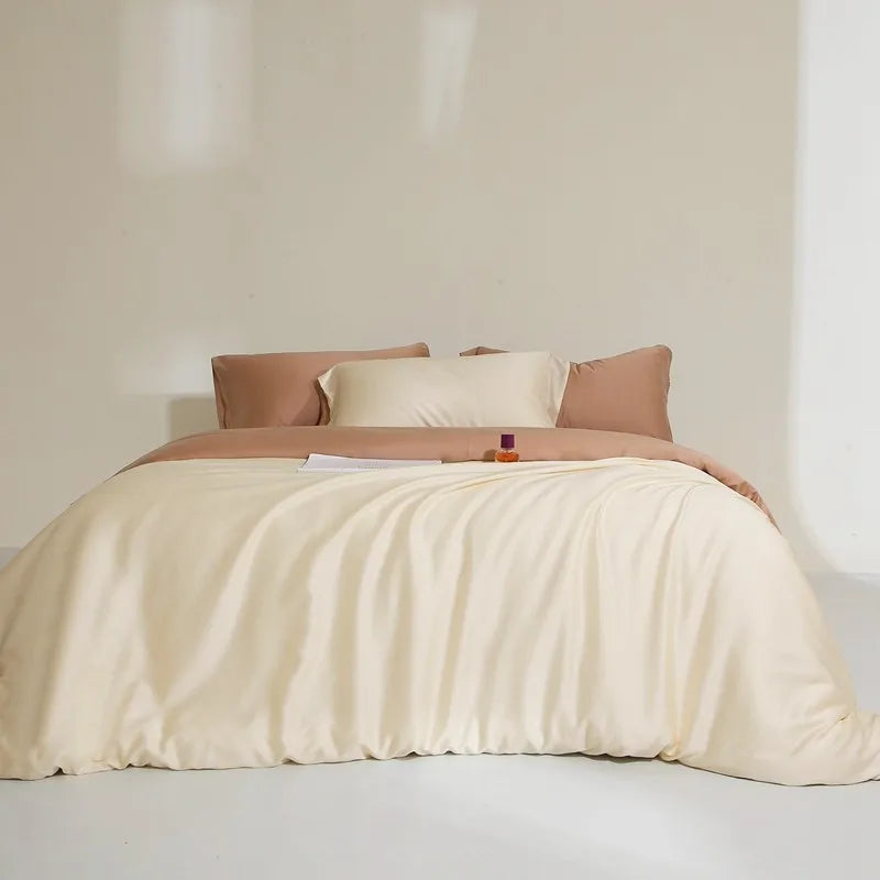 Jogo de Cama Premium 100% Liocel (Eucalipto) Casa&Conforto - Toque de Seda Refrescante