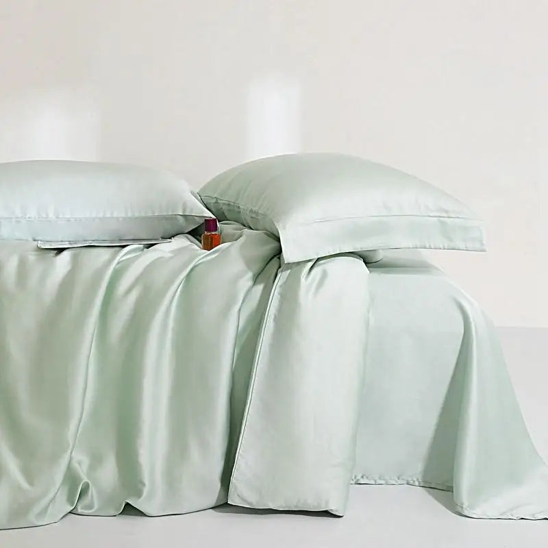 Jogo de Cama Premium 100% Liocel (Eucalipto) Casa&Conforto - Toque de Seda Refrescante