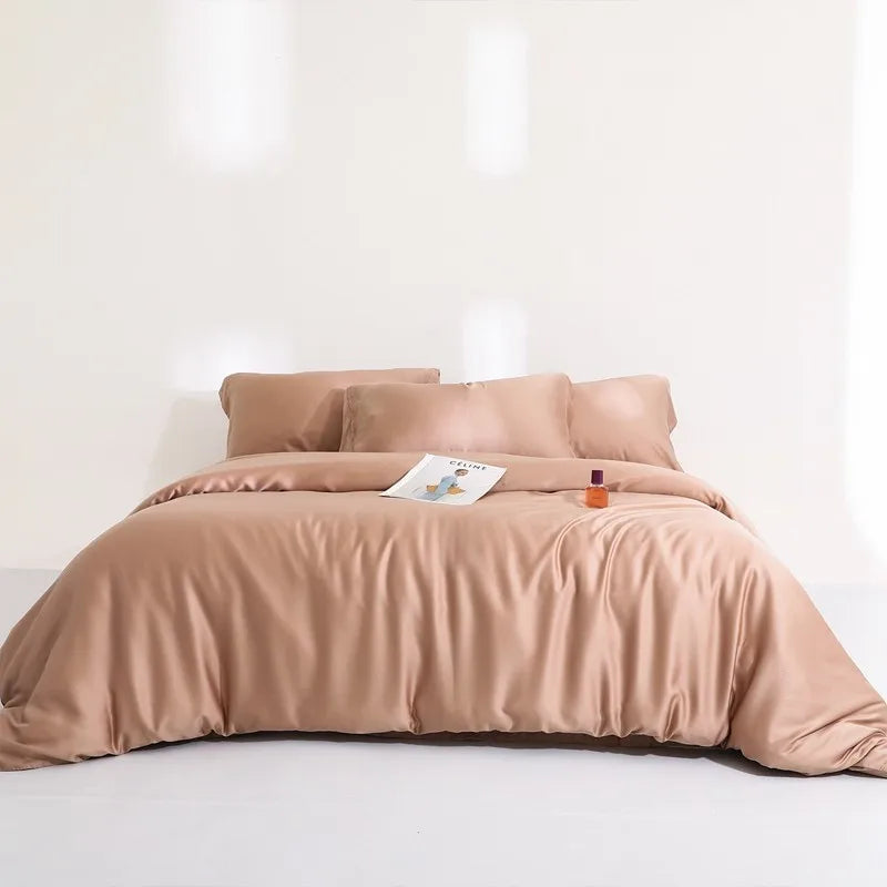 Jogo de Cama Premium 100% Liocel (Eucalipto) Casa&Conforto - Toque de Seda Refrescante