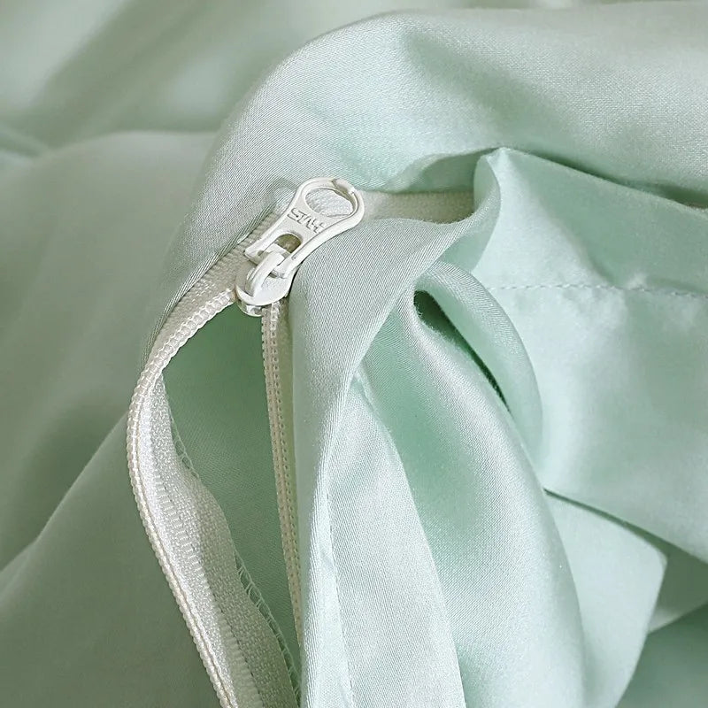 Jogo de Cama Premium 100% Liocel (Eucalipto) Casa&Conforto - Toque de Seda Refrescante