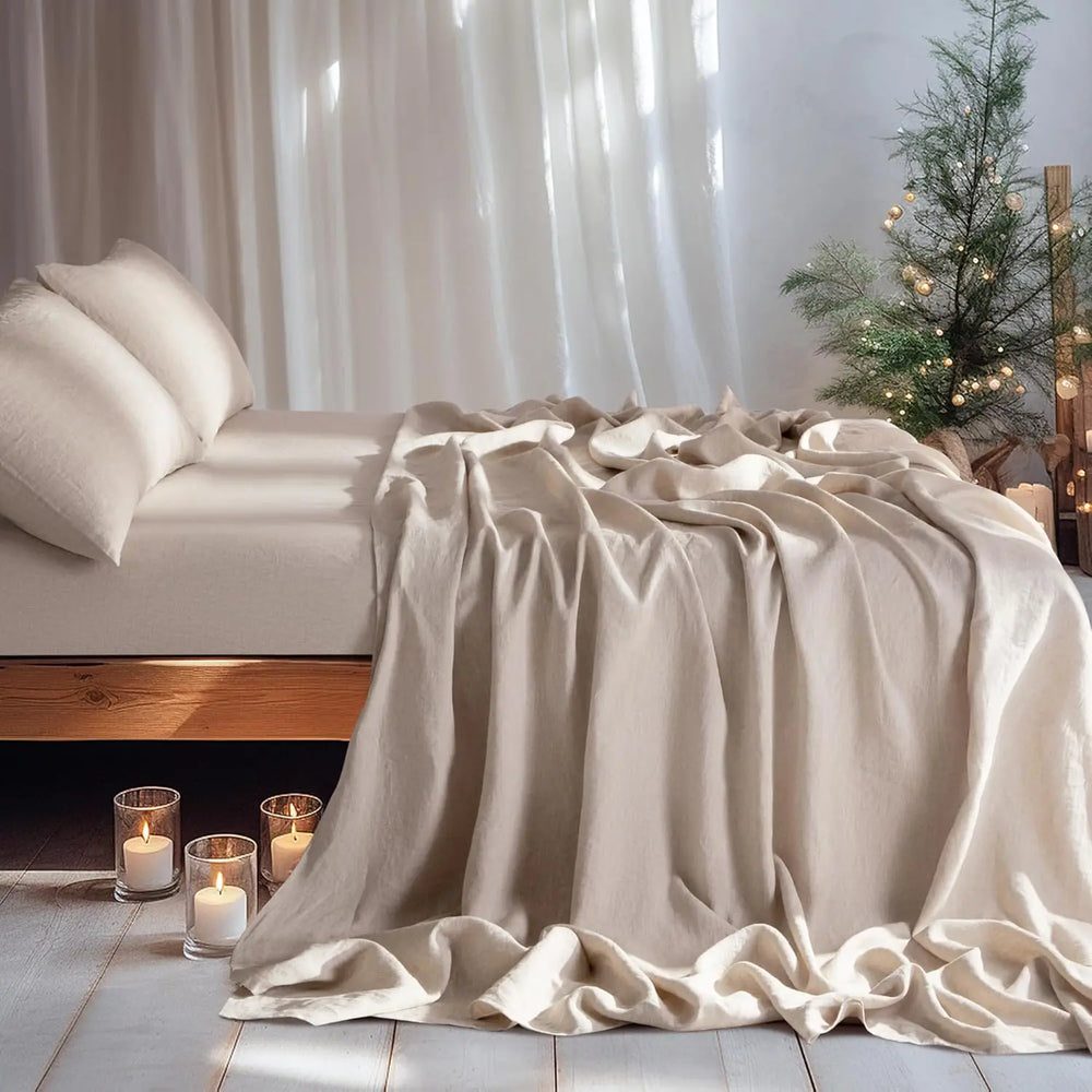 Jogo de Lençol 100% Linho Francês 