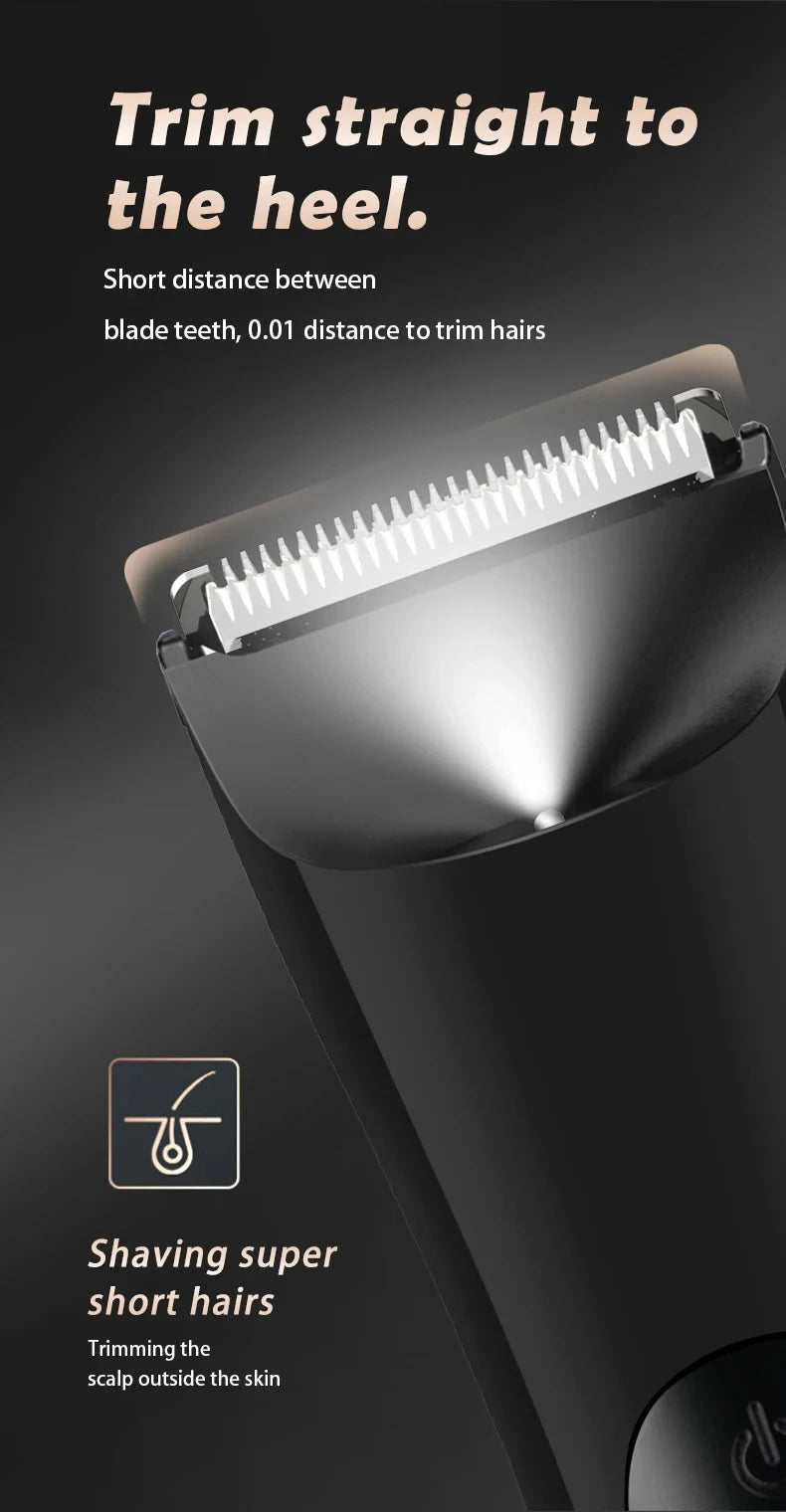 Aparador Corporal e Íntimo Masculino Casa&Conforto - Lâmina de Cerâmica Anti-Cortes (À Prova D'Água)