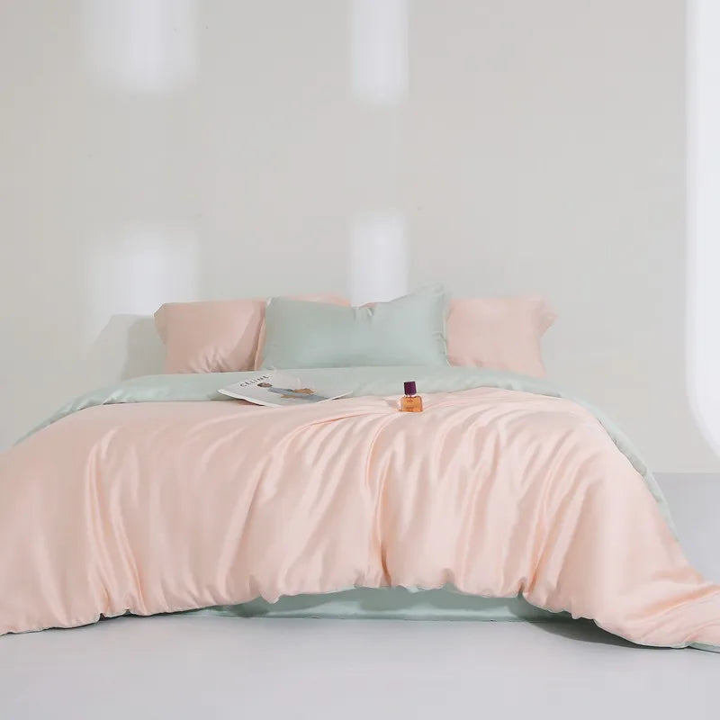 Jogo de Cama Premium 100% Liocel (Eucalipto) Casa&Conforto - Toque de Seda Refrescante