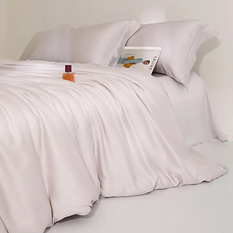 Jogo de Cama Premium 100% Liocel (Eucalipto) Casa&Conforto - Toque de Seda Refrescante