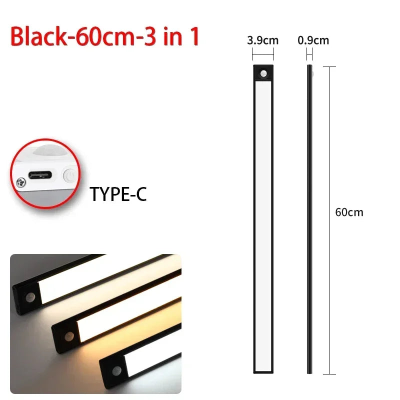 Luminária LED com Sensor de Movimento Casa&Conforto - Recarregável e Magnética (Sem Fios)