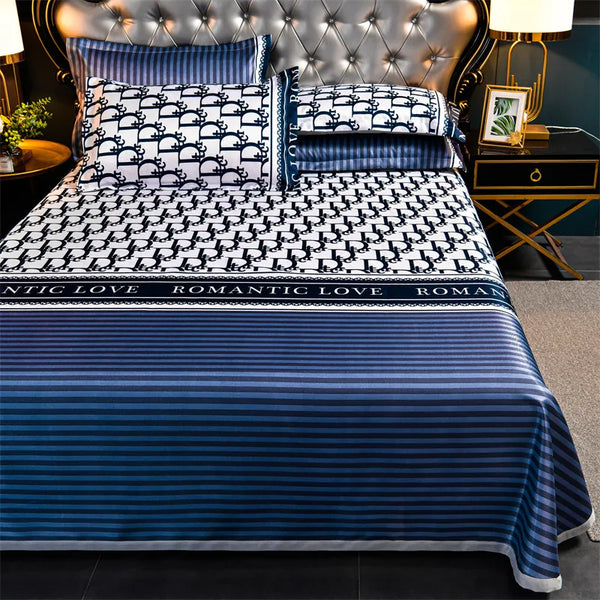 Kit Colcha de Verão "Seda de Gelo" Casa&Conforto - Frescor Instantâneo (3 Peças)