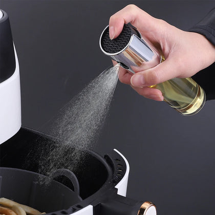 Pulverizador de óleo e azeite para cozinhar.