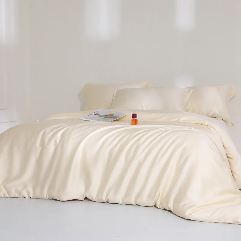 Jogo de Cama Premium 100% Liocel (Eucalipto) Casa&Conforto - Toque de Seda Refrescante