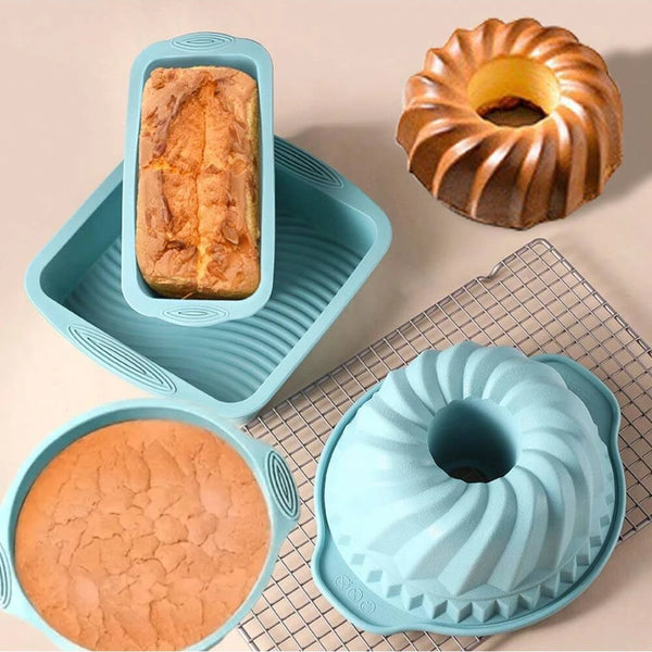 Forma de Silicone Antiaderente Casa&Conforto - Escolha o Formato Ideal para Sua Receita