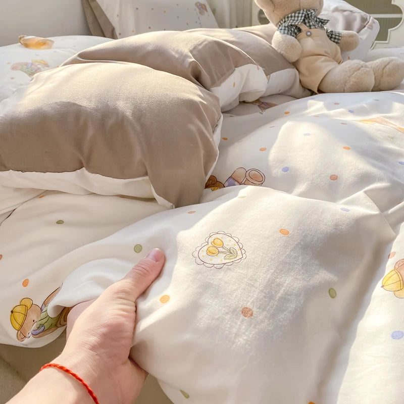 Jogo de Cama Floral Vintage 