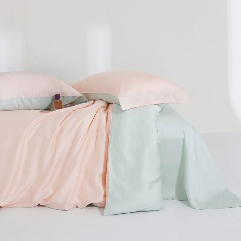 Jogo de Cama Premium 100% Liocel (Eucalipto) Casa&Conforto - Toque de Seda Refrescante