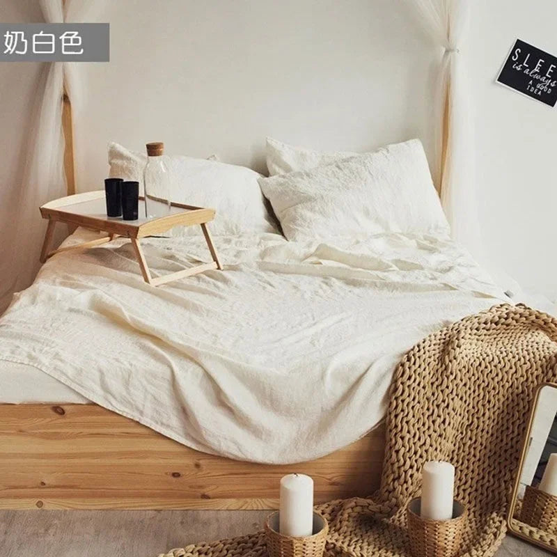 Jogo de Lençol 100% Linho Francês 