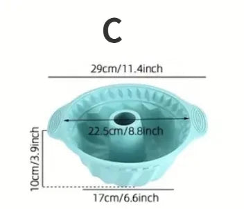 Forma de Silicone Antiaderente Casa&Conforto - Escolha o Formato Ideal para Sua Receita