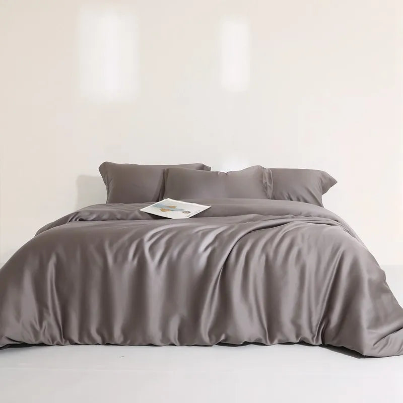 Jogo de Cama Premium 100% Liocel (Eucalipto) Casa&Conforto - Toque de Seda Refrescante