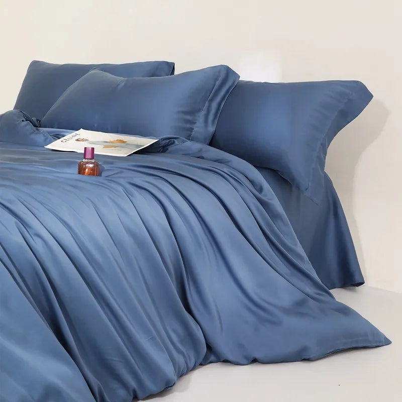 Jogo de Cama Premium 100% Liocel (Eucalipto) Casa&Conforto - Toque de Seda Refrescante