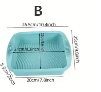 Forma de Silicone Antiaderente Casa&Conforto - Escolha o Formato Ideal para Sua Receita