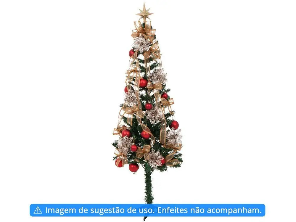 Árvore de Natal Tradicional 1,50m Casambiente (200 Galhos) - Pronta para a Magia do Natal