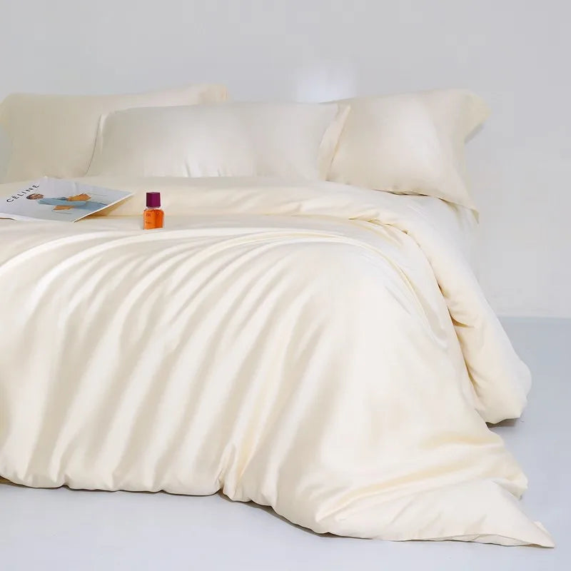 Jogo de Cama Premium 100% Liocel (Eucalipto) Casa&Conforto - Toque de Seda Refrescante