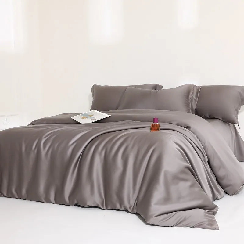 Jogo de Cama Premium 100% Liocel (Eucalipto) Casa&Conforto - Toque de Seda Refrescante