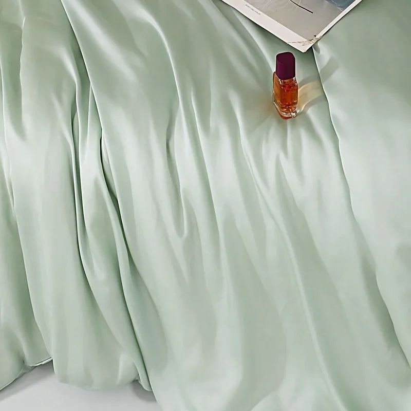 Jogo de Cama Premium 100% Liocel (Eucalipto) Casa&Conforto - Toque de Seda Refrescante