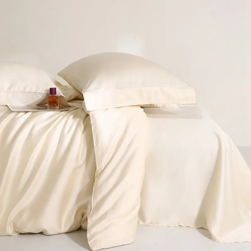 Jogo de Cama Premium 100% Liocel (Eucalipto) Casa&Conforto - Toque de Seda Refrescante