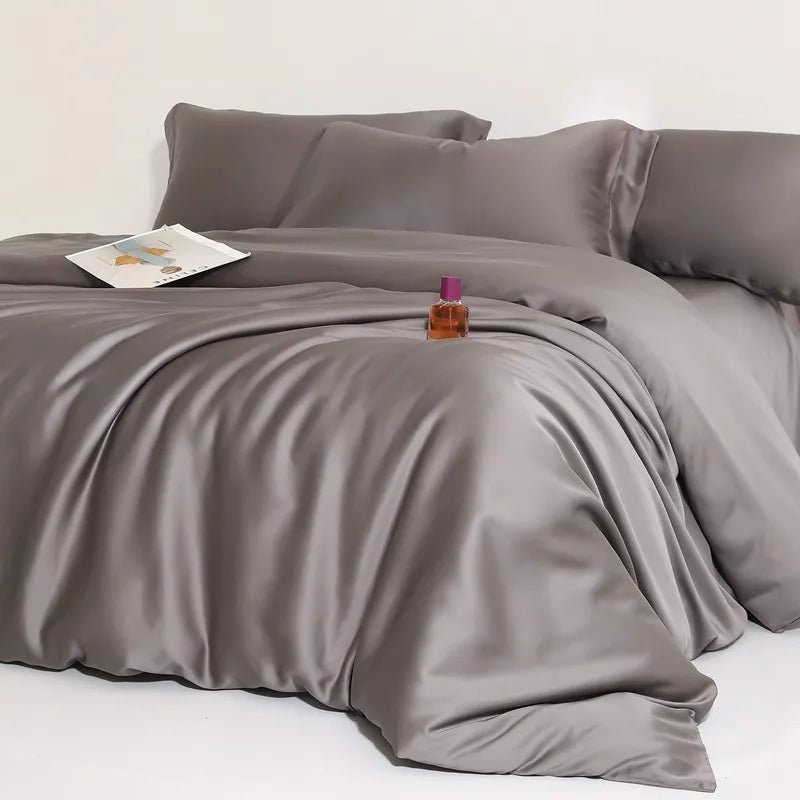 Jogo de Cama Premium 100% Liocel (Eucalipto) Casa&Conforto - Toque de Seda Refrescante