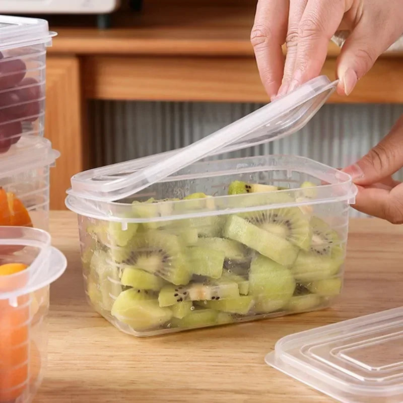 Recipiente para armazenamento de frutas e vegetais frescos