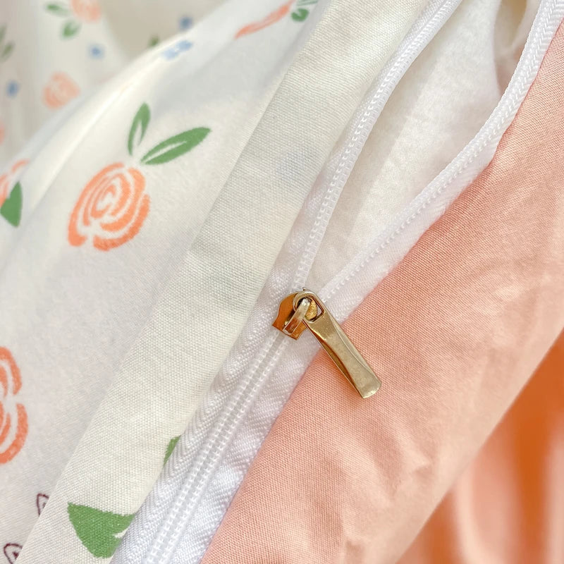 Jogo de Cama Floral Vintage 