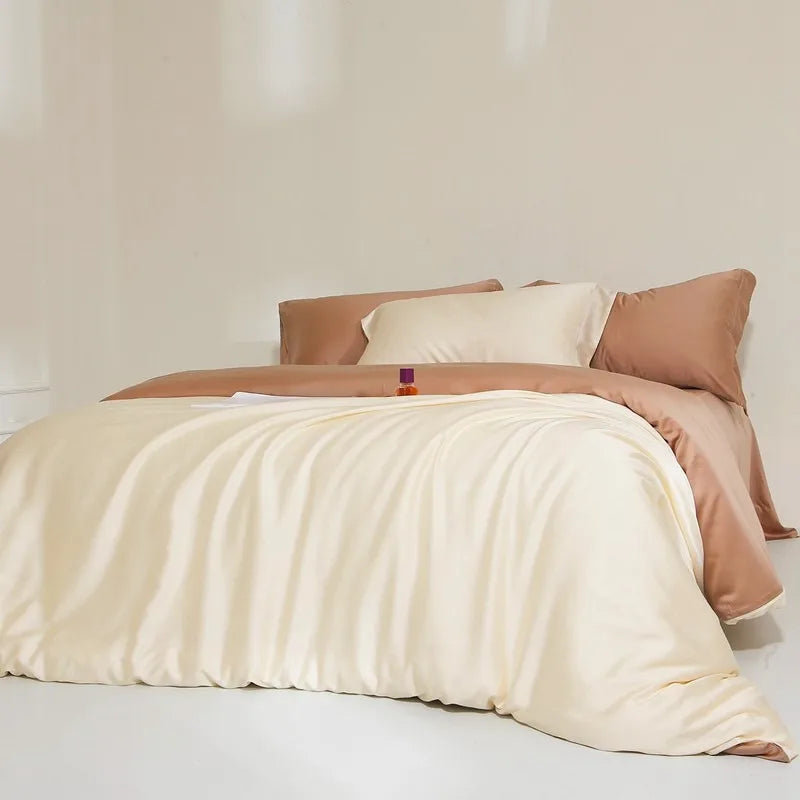 Jogo de Cama Premium 100% Liocel (Eucalipto) Casa&Conforto - Toque de Seda Refrescante