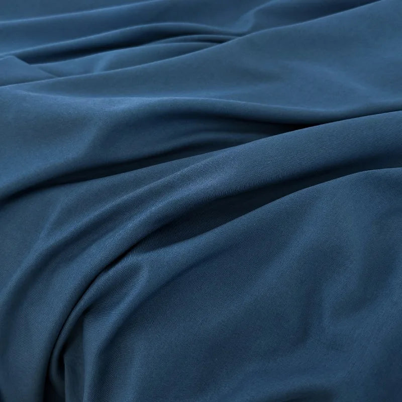 Jogo de Cama 4 Peças Algodão Lavado Premium Casa&Conforto - Toque Macio e Design Bicolor