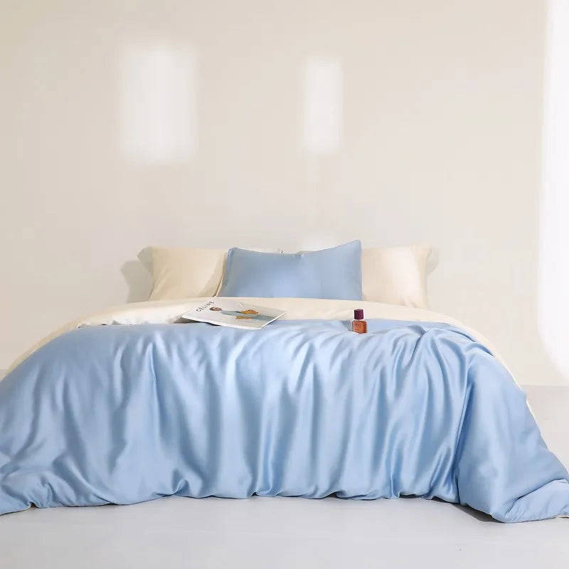 Jogo de Cama Premium 100% Liocel (Eucalipto) Casa&Conforto - Toque de Seda Refrescante