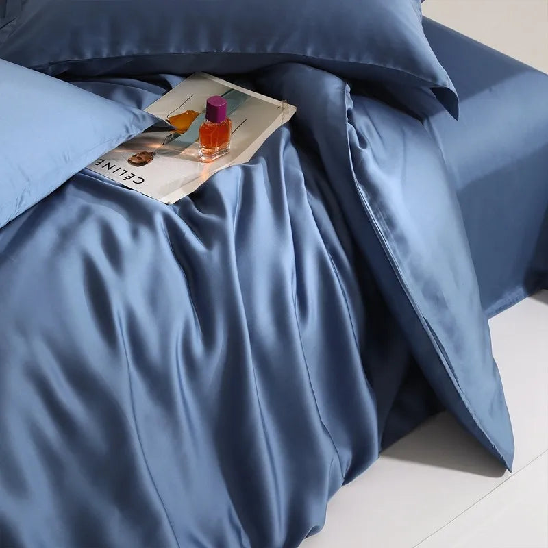 Jogo de Cama Premium 100% Liocel (Eucalipto) Casa&Conforto - Toque de Seda Refrescante